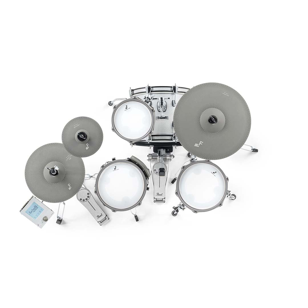 EFNOTE mini Acoustic Designed Electronic Drum Set White Sparkle - Drum Center Of Portsmouth