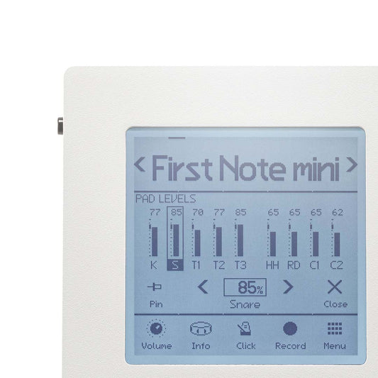 EFNOTE mini Acoustic Designed Electronic Drum Set White Sparkle - Drum Center Of Portsmouth