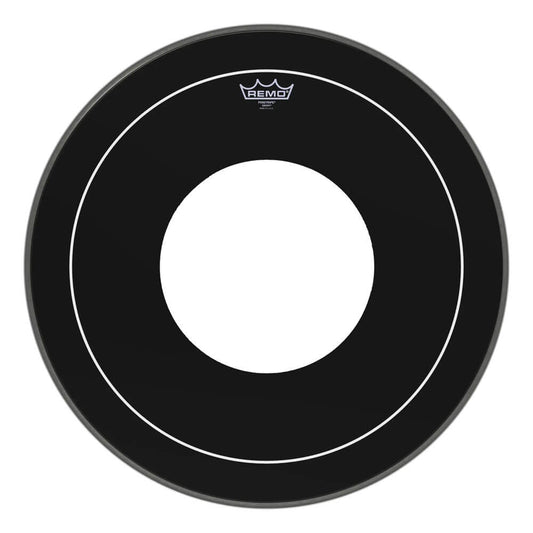 Remo Ebony Pinstripe Bass Drum Head 22" w/Center Hole - Drum Center Of Portsmouth