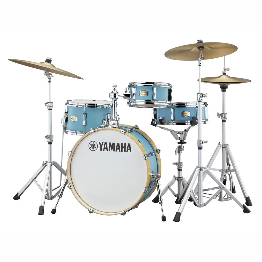 Yamaha Stage Custom Hip 4pc Drum Set Matte Surf Green