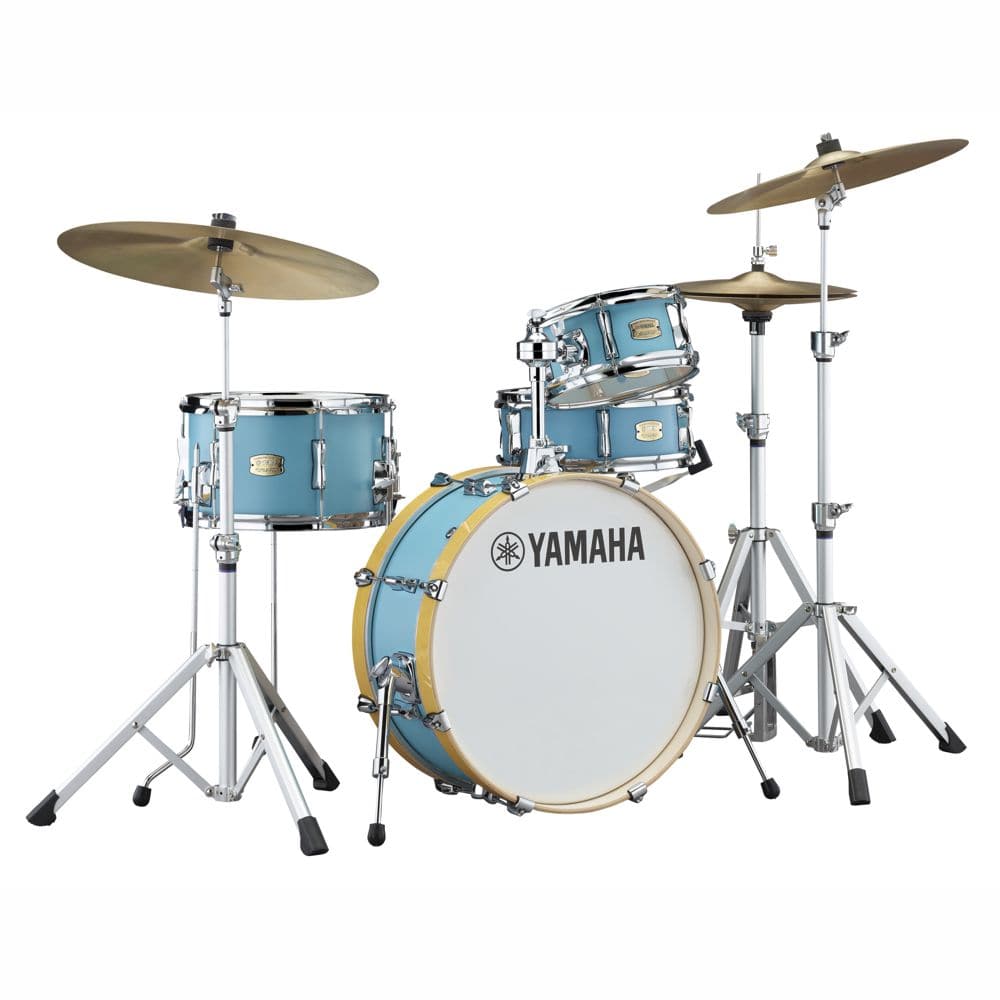 Yamaha Stage Custom Hip 4pc Drum Set Matte Surf Green