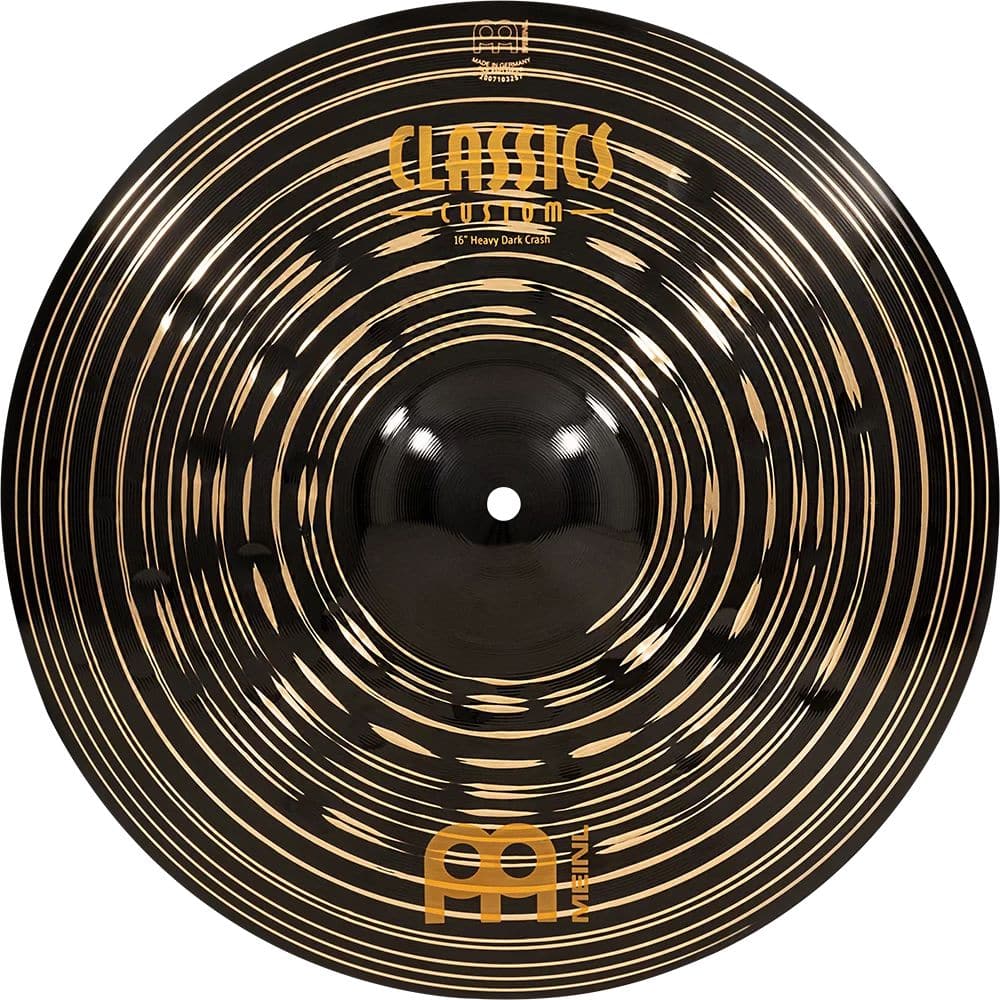 Used Meinl Classics Custom Heavy Dark Crash Cymbal 16" - Drum Center Of Portsmouth