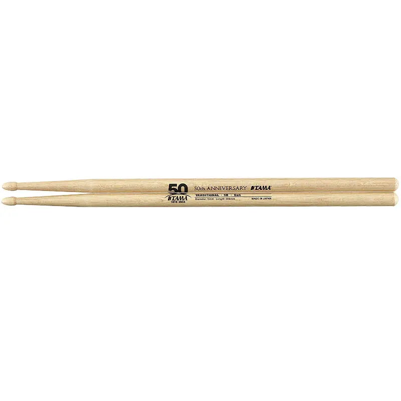 Tama 50th Anniversary Limited Edition Oak Drum Sticks 5B - Drum Center Of Portsmouth
