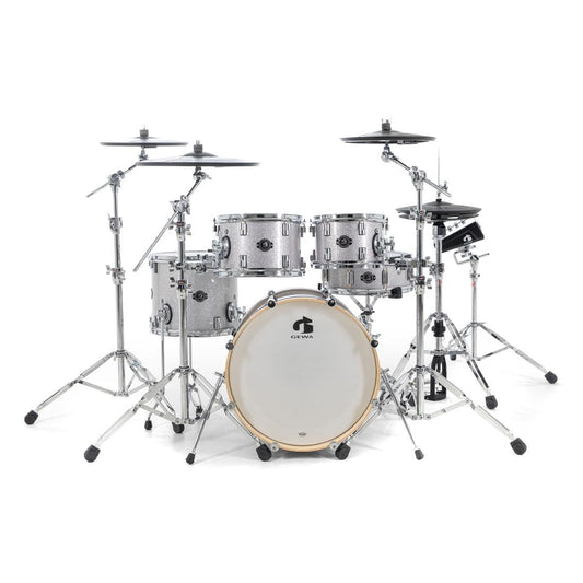 GEWA G9 Pro 5 SE Electronic Drum Set Silver Sparkle