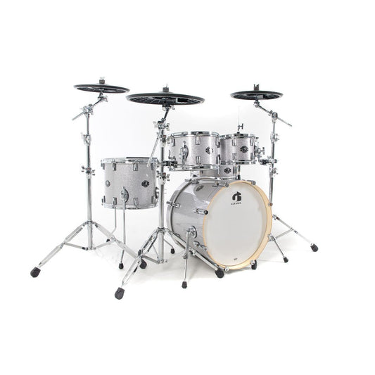 GEWA G9 Pro 5 SE Electronic Drum Set Silver Sparkle