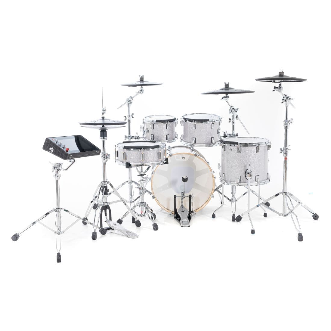 GEWA G9 Pro 5 SE Electronic Drum Set Silver Sparkle