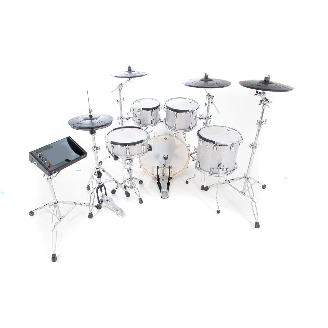 GEWA G9 Pro 5 SE Electronic Drum Set Silver Sparkle