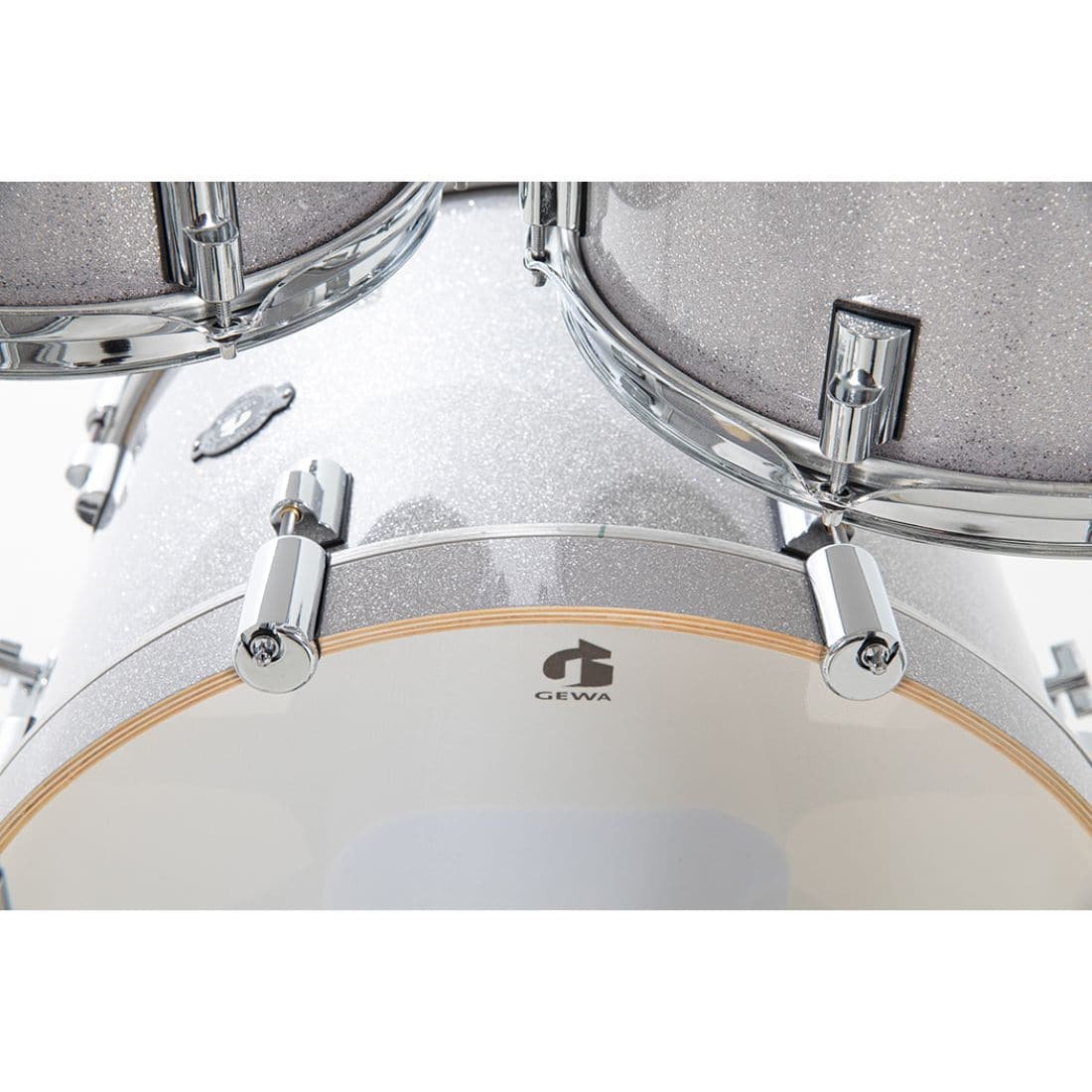 GEWA G9 Pro 5 SE Electronic Drum Set Silver Sparkle