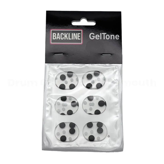 Backline Geltone Drum Dampener, Oval EQ 6pack Black & White - Drum Center Of Portsmouth