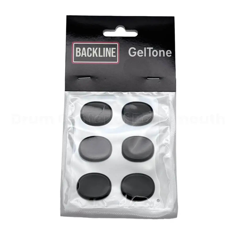 Backline Geltone Drum Dampener, Oval EQ 6pack Black - Drum Center Of Portsmouth