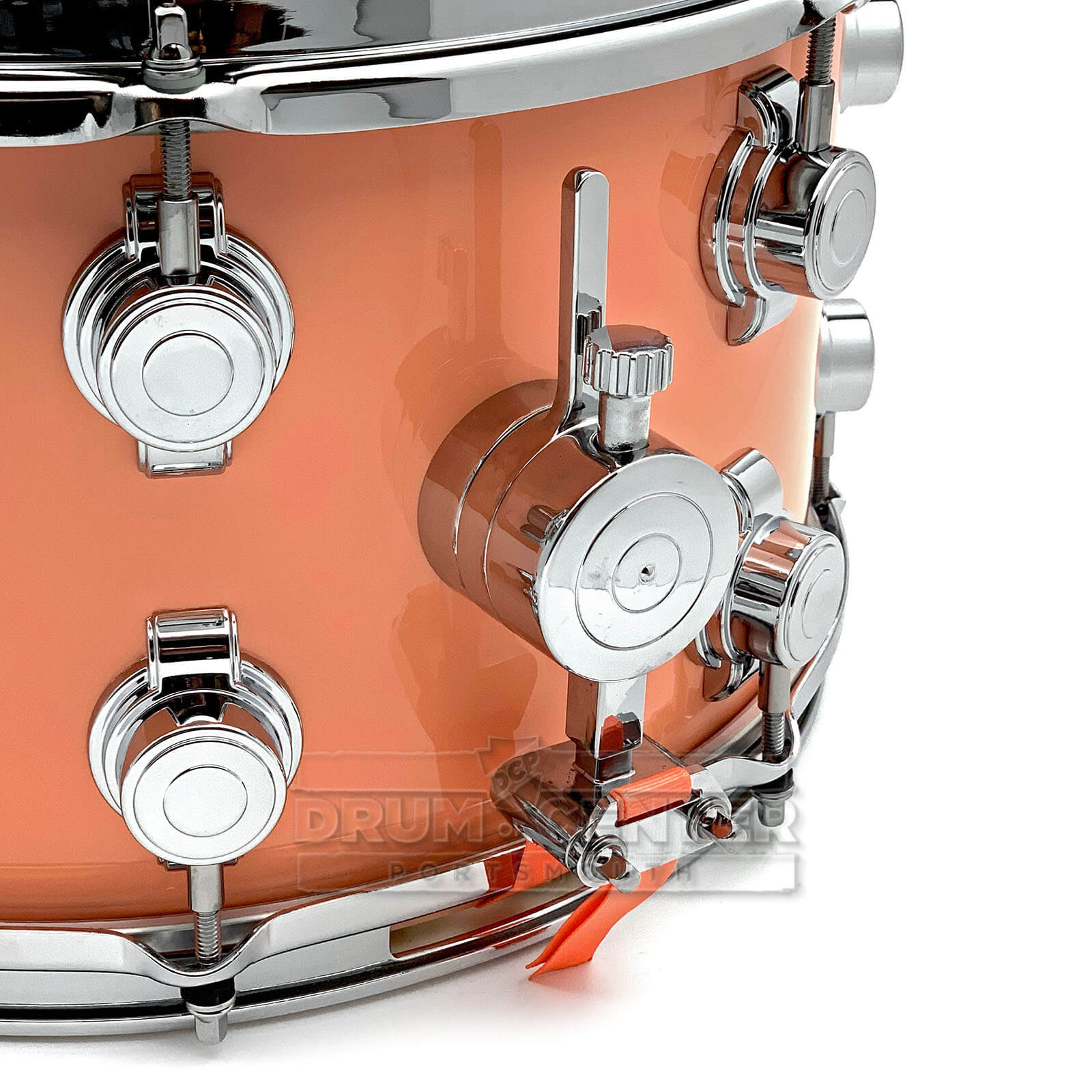 George Way Aristocrat Studio Snare Drum 14x8 6 Point Pink - Drum Center Of Portsmouth