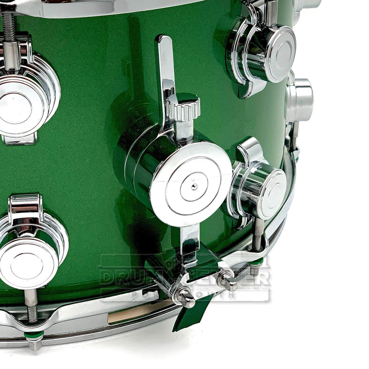 George Way Aristocrat Studio Snare Drum 14x8 Elbaite Metallic Green - Drum Center Of Portsmouth