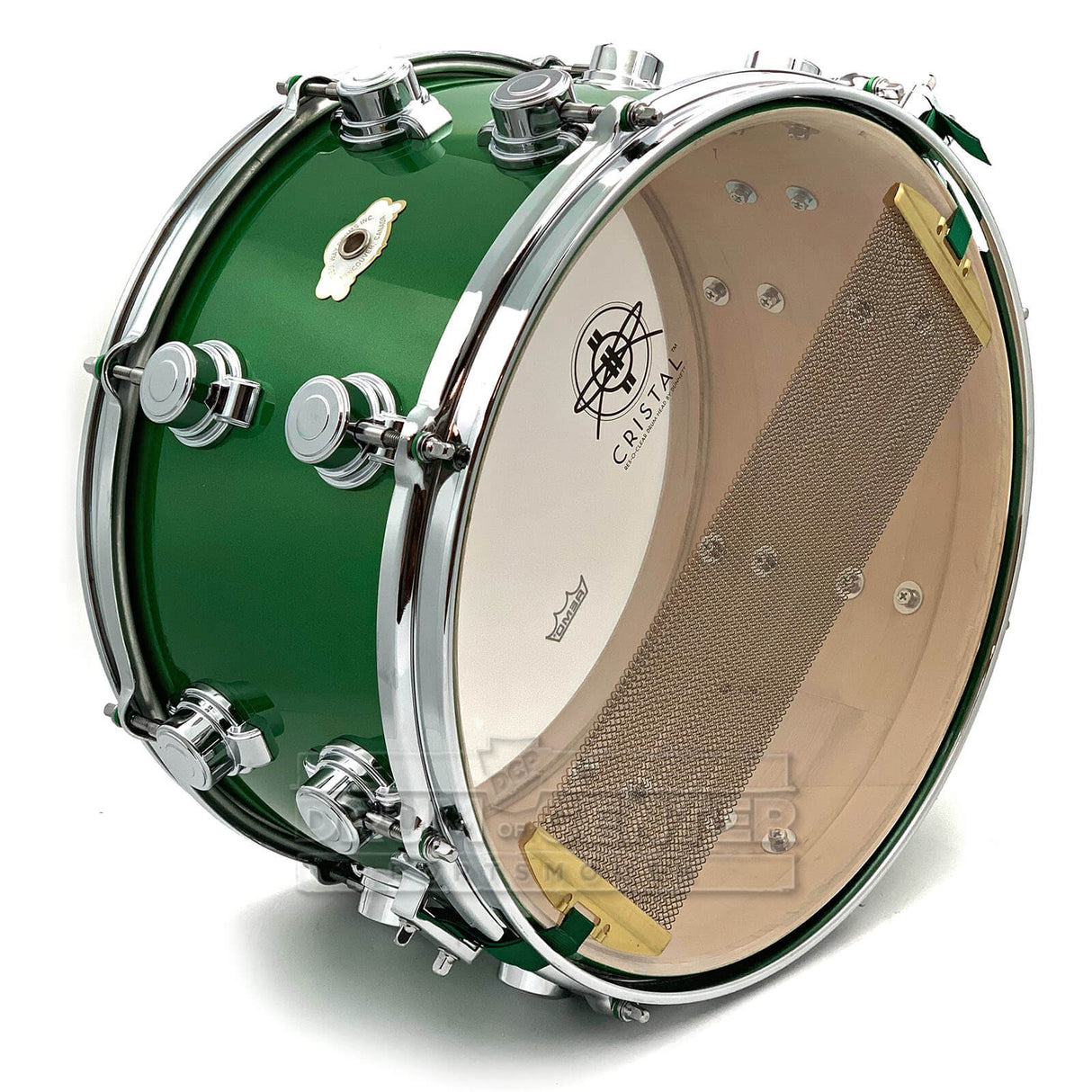 George Way Aristocrat Studio Snare Drum 14x8 Elbaite Metallic Green B-Stock - Drum Center Of Portsmouth
