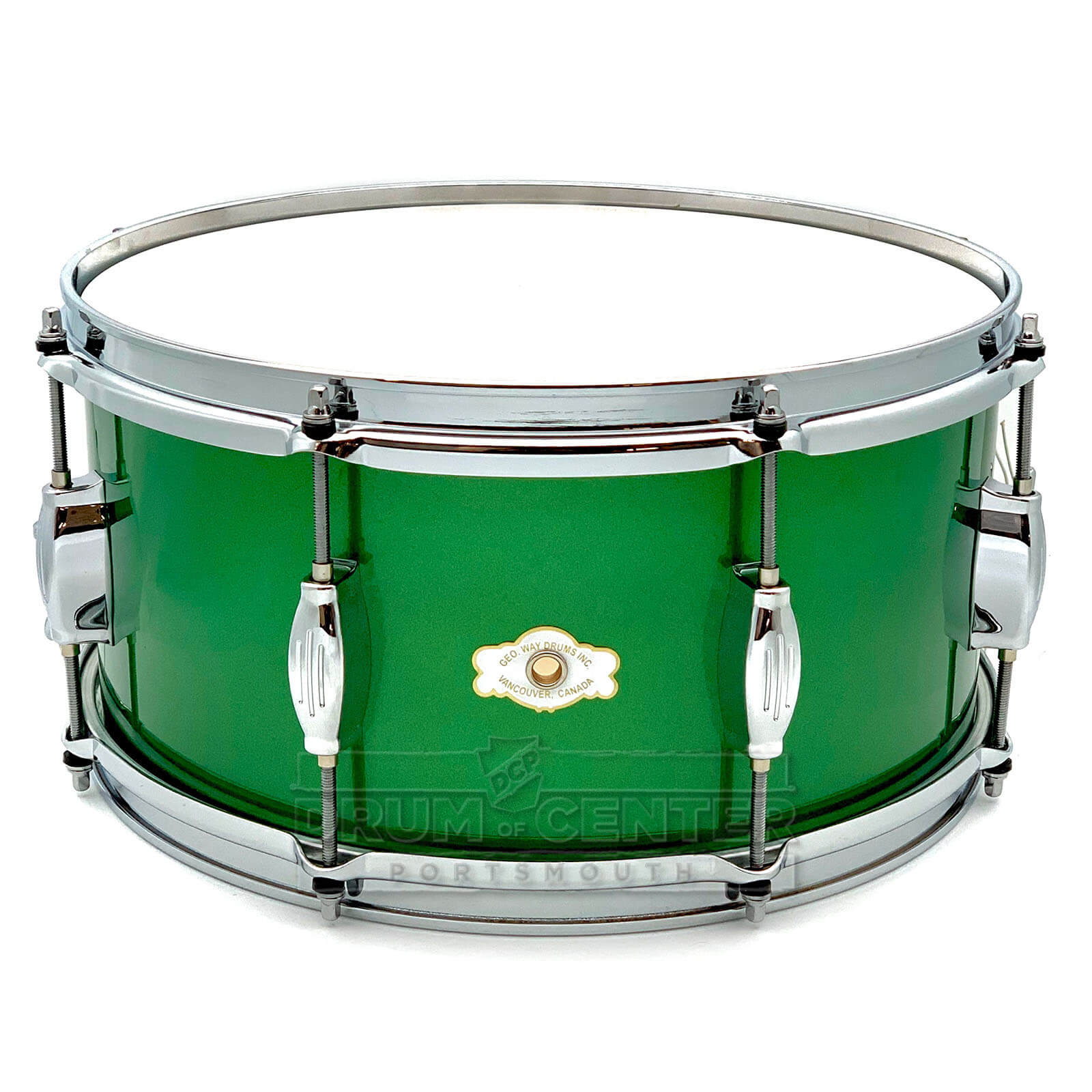 George Way Tuxedo Studio Snare Drum 14x7 Elbaite Green - Drum Center Of Portsmouth