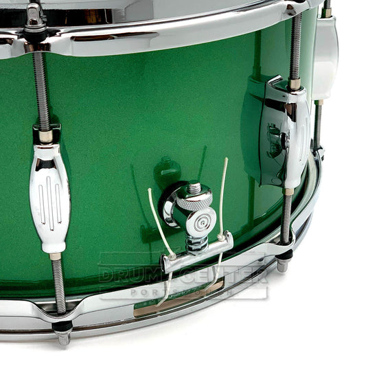 George Way Tuxedo Studio Snare Drum 14x7 Elbaite Green - Drum Center Of Portsmouth