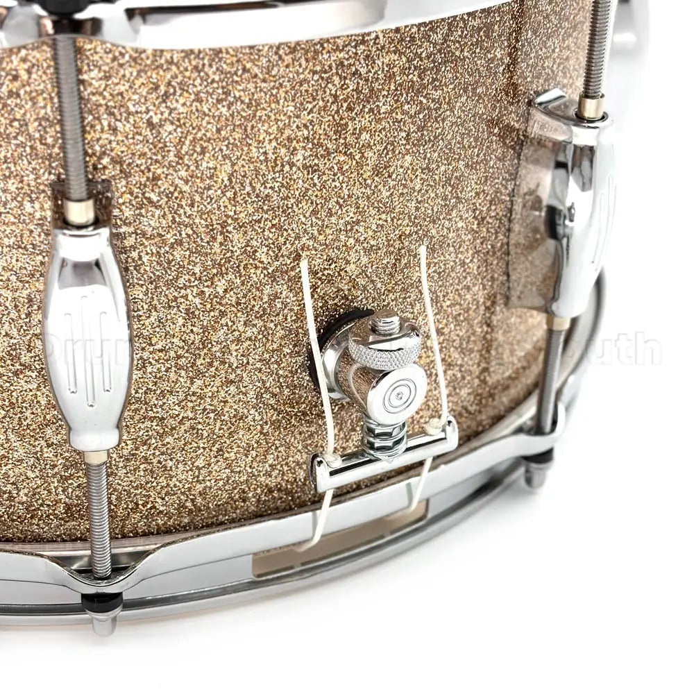 George Way Tuxedo Studio Snare Drum 14x7 Champagne Sparkle - Drum Center Of Portsmouth