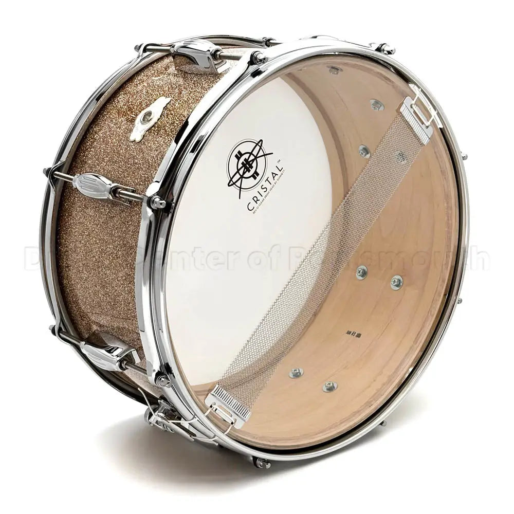 George Way Tuxedo Studio Snare Drum 14x7 Champagne Sparkle - Drum Center Of Portsmouth