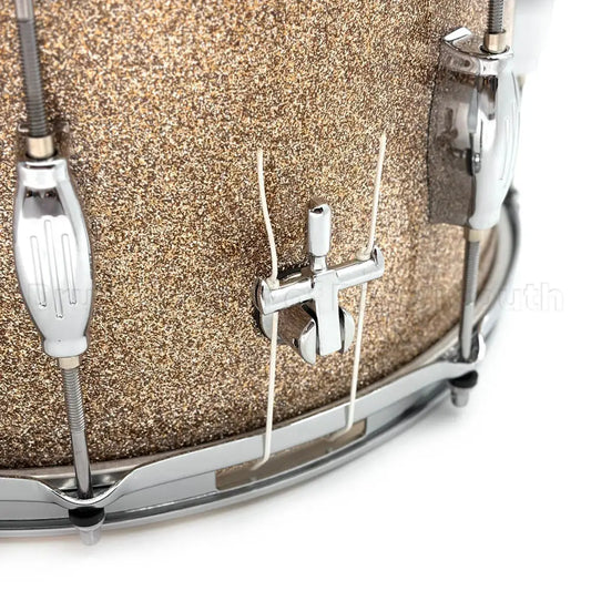 George Way Tuxedo Studio Snare Drum 14x8 Champagne Sparkle - Drum Center Of Portsmouth