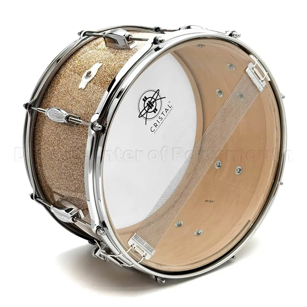 George Way Tuxedo Studio Snare Drum 14x8 Champagne Sparkle George Way Tuxedo Studio Snare Drum 14x8 Champagne Sparkle