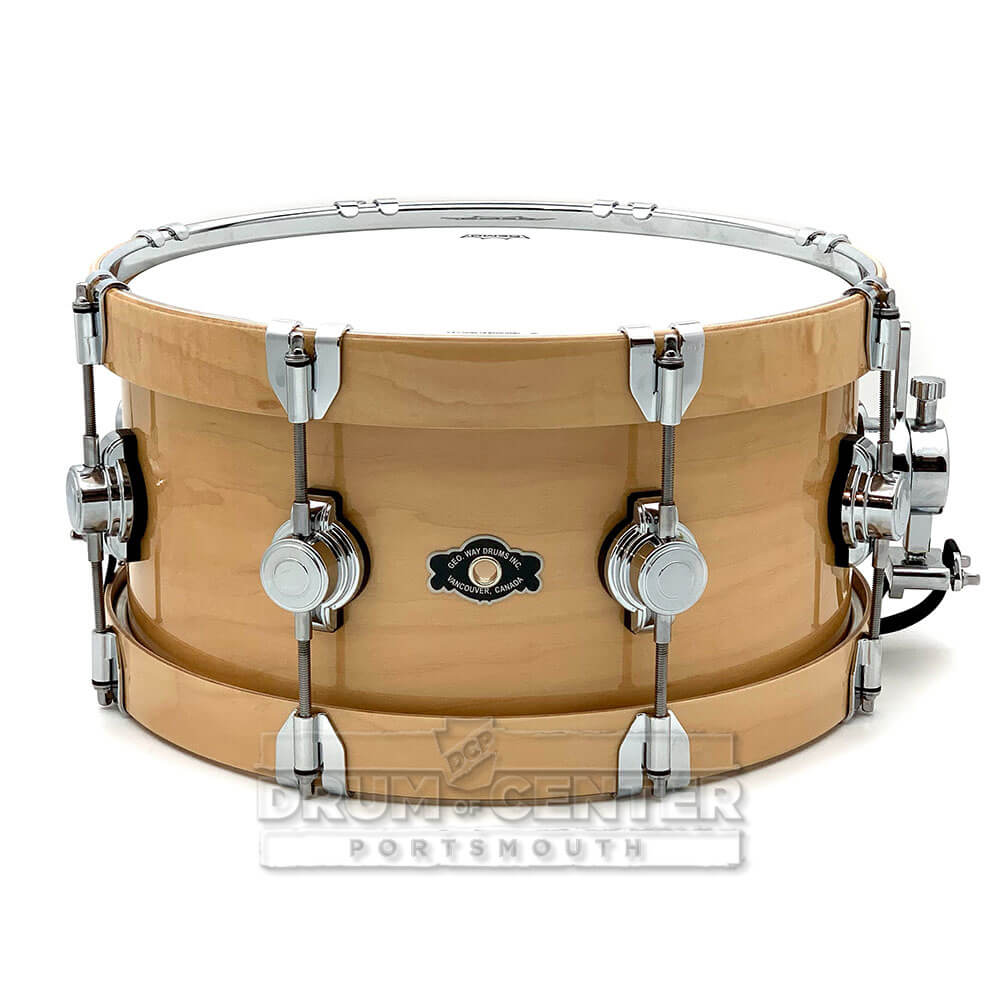 George Way Aristocrat Studio Snare Drum 14x6.5 Natural w/Wood/Metal Hoops