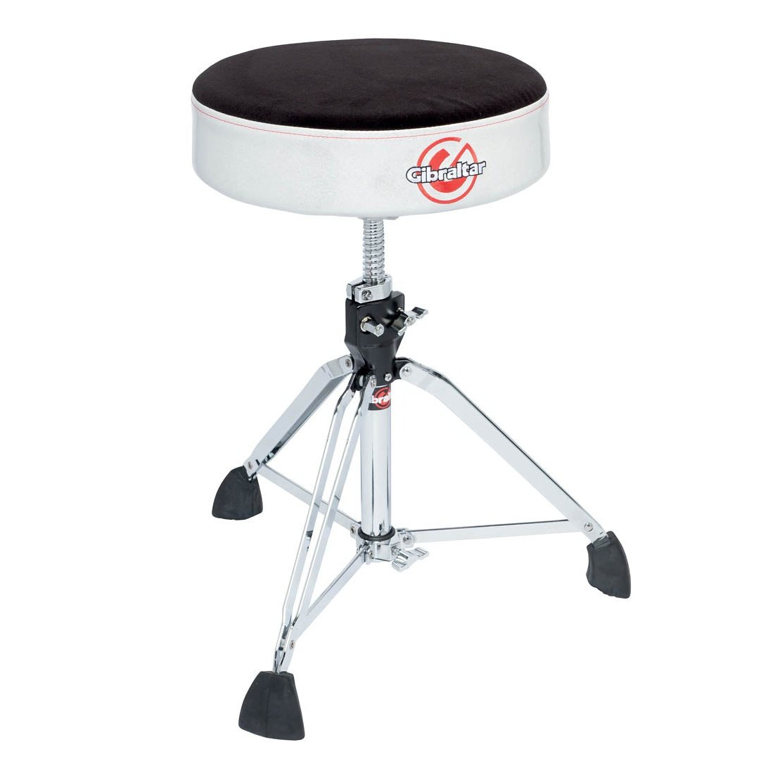 Gibraltar 9608RSW 9000 Series Pro Throne Round Silver White