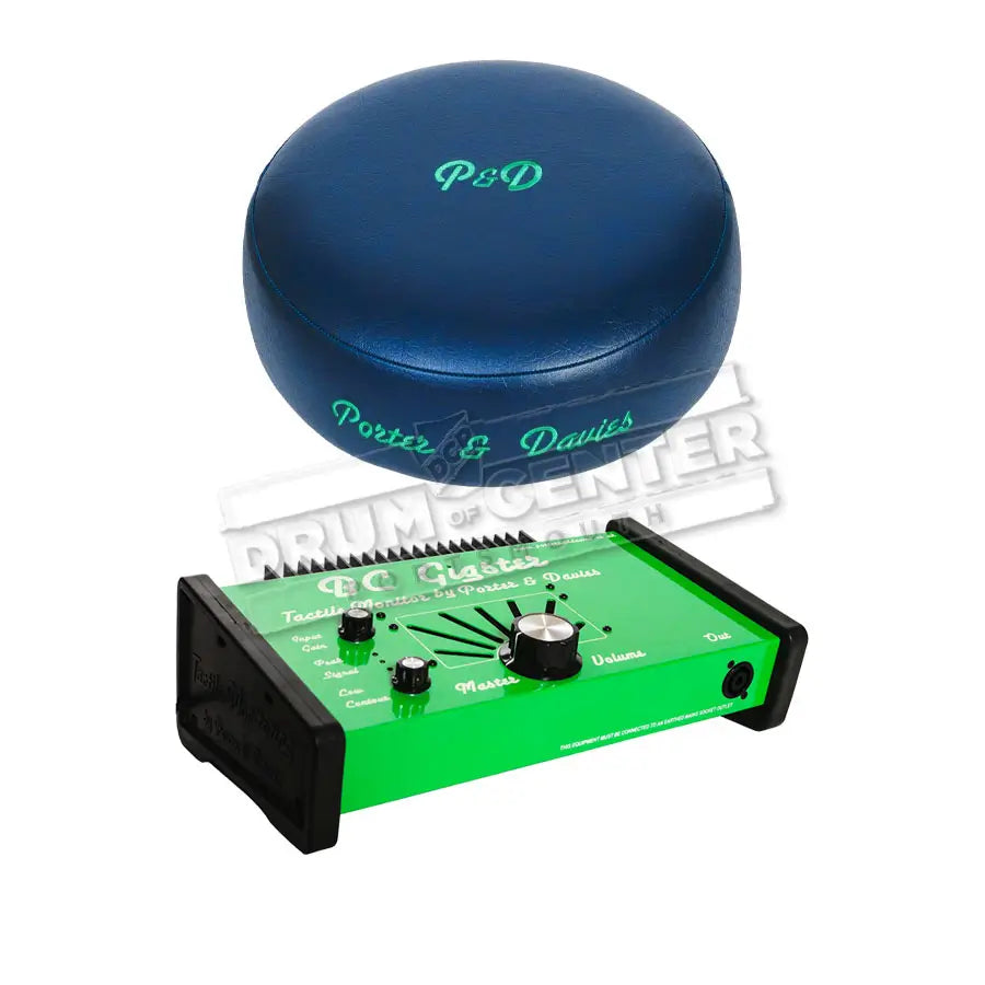 Porter & Davies Gigster Tactile Drum Monitor w/Round Throne Top Navy Blue Vinyl - Drum Center Of Portsmouth