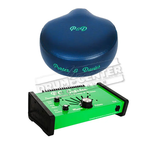 Porter & Davies Gigster Tactile Drum Monitor w/Saddle Throne Top Navy Blue Vinyl - Drum Center Of Portsmouth