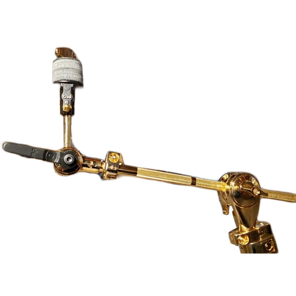 DW DWCP9700GD 9000 Series Convertible Boom/Straight Cymbal Stand, Gold
