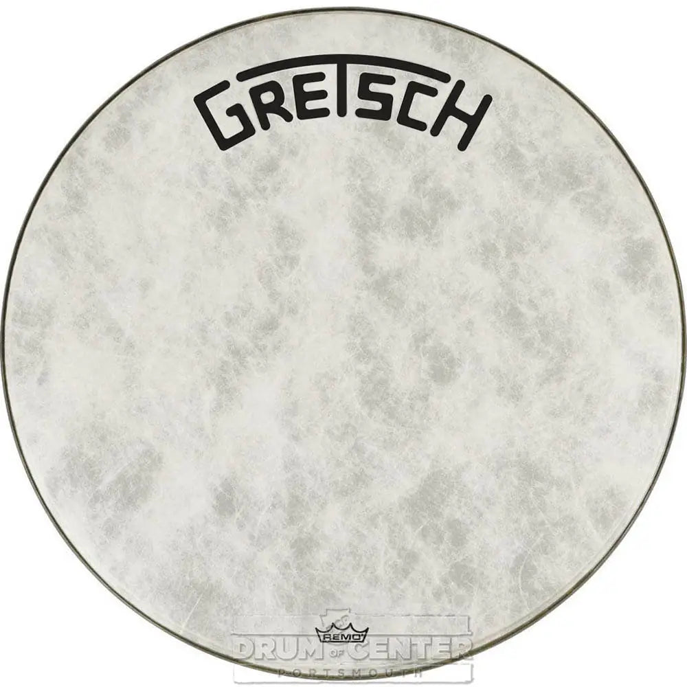 Gretsch Bass Drum Head Fiberskyn 22" w/Broadkaster Logo - Drum Center Of Portsmouth