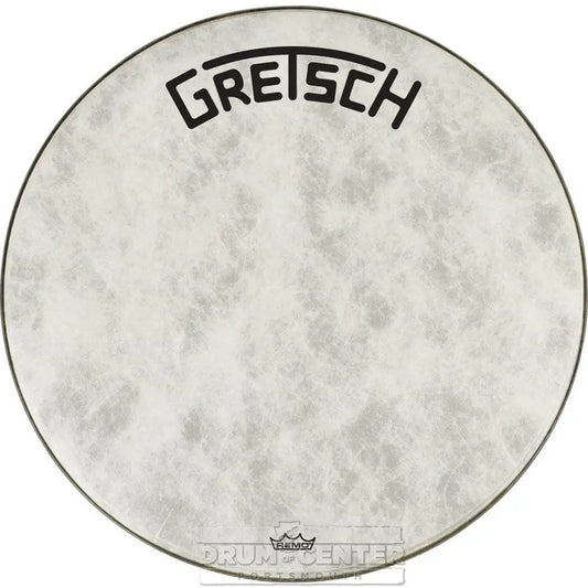 Gretsch Bass Drum Head Fiberskyn 20" w/Broadkaster Logo - Drum Center Of Portsmouth