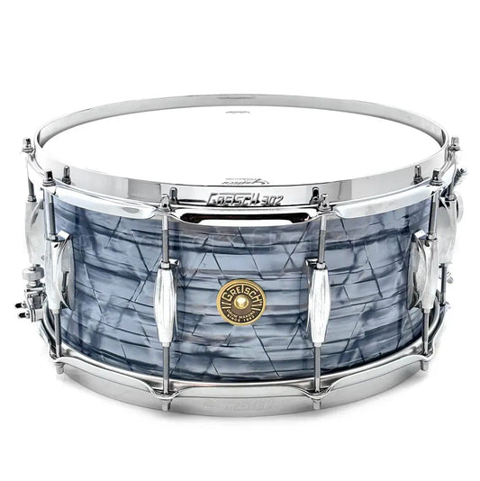 Gretsch Broadkaster Snare Drum 14x6.5 10-Lug Sky Blue Pearl w/Micro-Sensitive Strainer - Drum Center Of Portsmouth