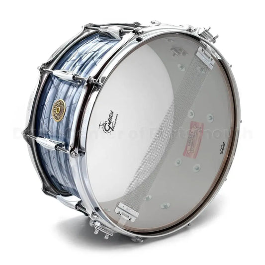 Gretsch Broadkaster Snare Drum 14x6.5 10-Lug Sky Blue Pearl w/Micro-Sensitive Strainer - Drum Center Of Portsmouth