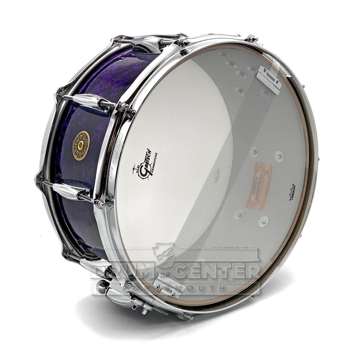 Gretsch Broadkaster Snare Drum 14x6.5 Purple Marine Pearl - Drum Center Of Portsmouth