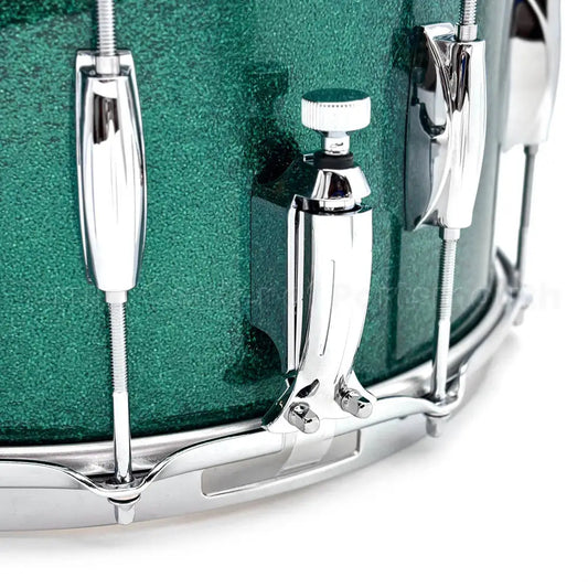 Gretsch Broadkaster Snare Drum 14x8 10-Lug Cadillac Green Sparkle - DCP Exclusive! - Drum Center Of Portsmouth
