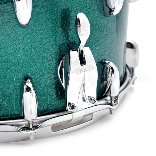 Gretsch Broadkaster Snare Drum 14x8 20-Lug Cadillac Green Sparkle - DCP Exclusive! - Drum Center Of Portsmouth