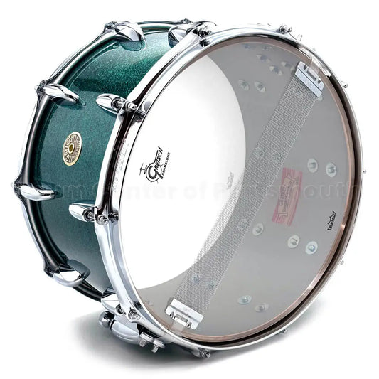Gretsch Broadkaster Snare Drum 14x8 20-Lug Cadillac Green Sparkle - DCP Exclusive! - Drum Center Of Portsmouth