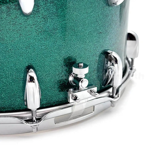 Gretsch Broadkaster Snare Drum 14x8 20-Lug Cadillac Green Sparkle w/MS Strainer - DCP Exclusive! - Drum Center Of Portsmouth