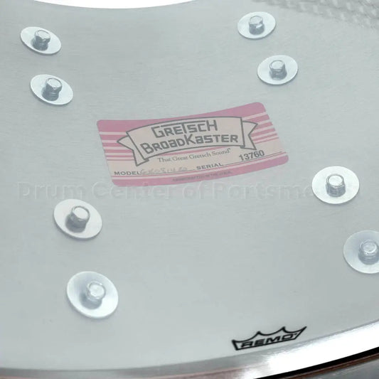 Gretsch Broadkaster Snare Drum 14x8 20-Lug Cadillac Green Sparkle w/MS Strainer - DCP Exclusive! - Drum Center Of Portsmouth