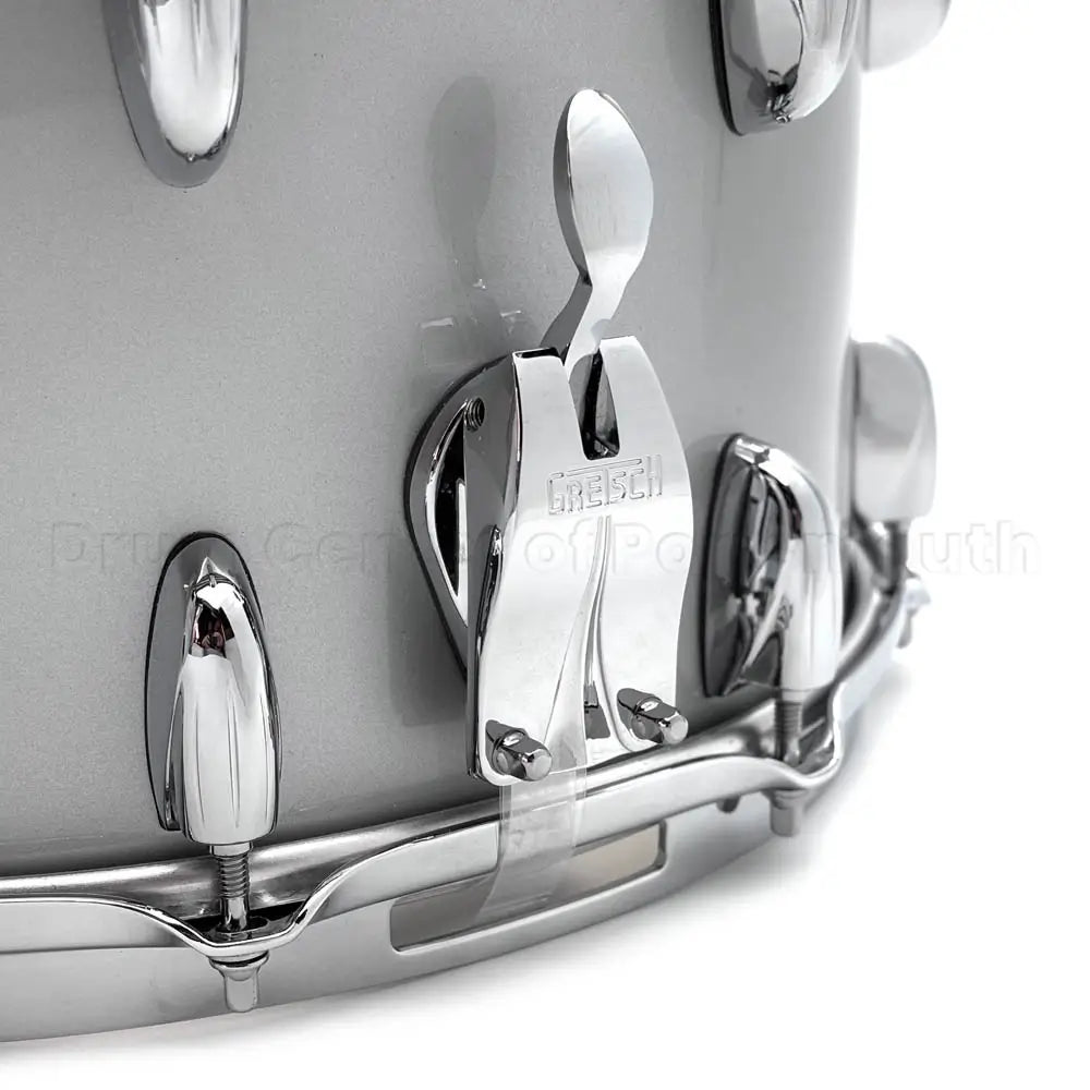 Gretsch Broadkaster Snare Drum 14x8 20-Lug Silver Mist Gloss - Drum Center Of Portsmouth