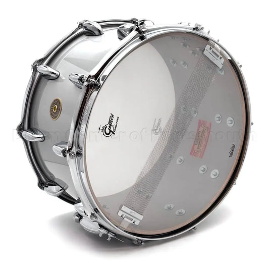 Gretsch Broadkaster Snare Drum 14x8 20-Lug Silver Mist Gloss - Drum Center Of Portsmouth