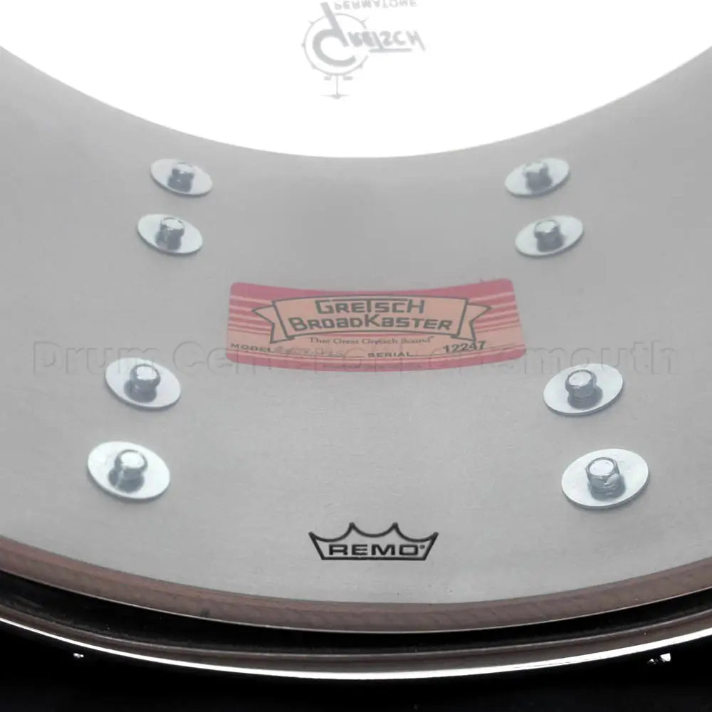 Gretsch Broadkaster Snare Drum 14x8 20-Lug Silver Mist Gloss - Drum Center Of Portsmouth