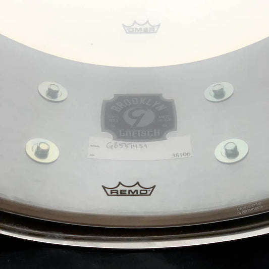 Gretsch Brooklyn Snare Drum 14x5.5 10-Lug Silver Sparkle - Drum Center Of Portsmouth