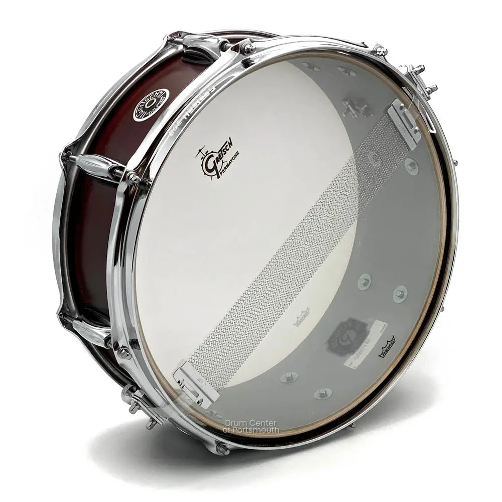 Gretsch Brooklyn Snare Drum 14x5 8-Lug Satin Walnut w/Micro-Sensitive Strainer - DCP Exclusive! - Drum Center Of Portsmouth