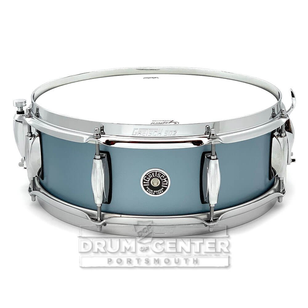 Gretsch Brooklyn Snare Drum 14x5 8-Lug Satin Ice Blue Metallic