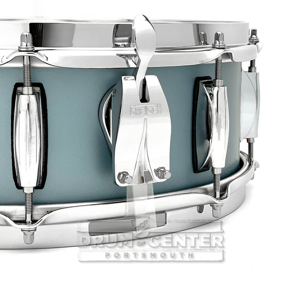 Gretsch Brooklyn Snare Drum 14x5 8-Lug Satin Ice Blue Metallic