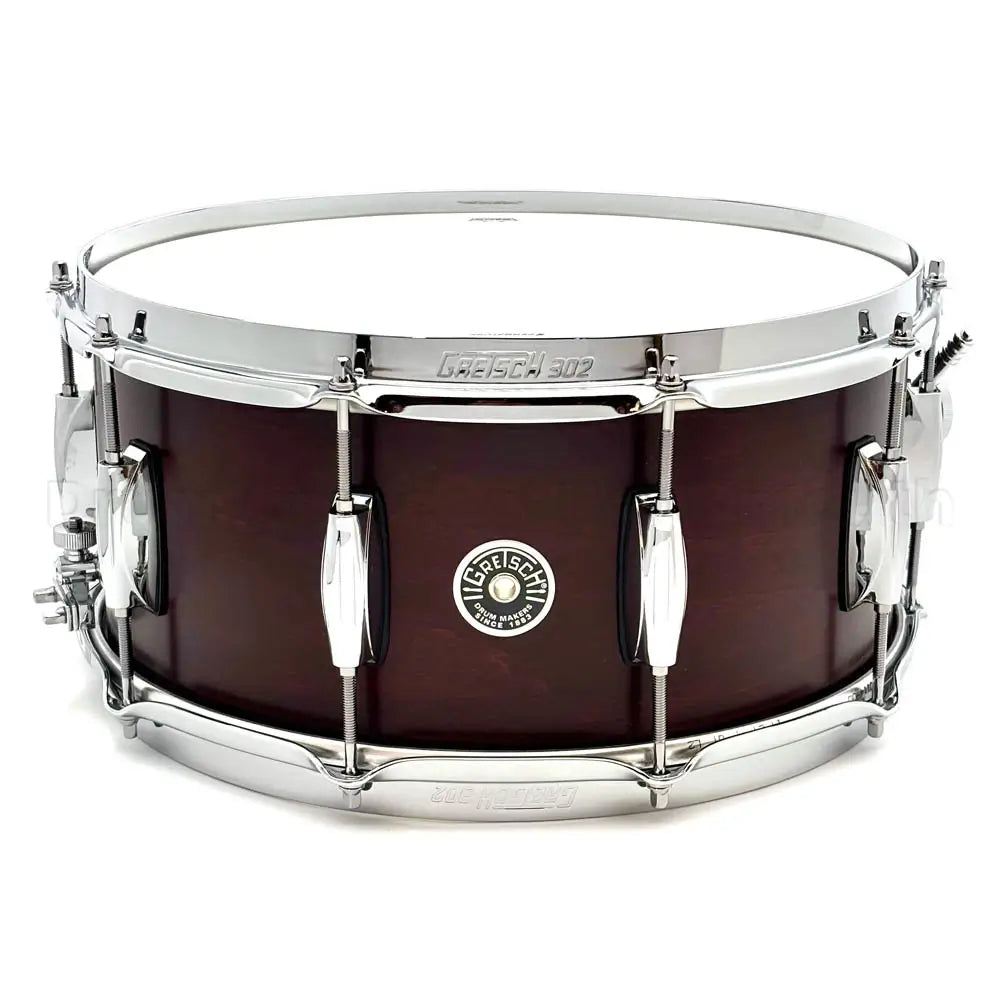 Gretsch Brooklyn Snare Drum 14x6.5 Satin Walnut - DCP Exclusive! - Drum Center Of Portsmouth