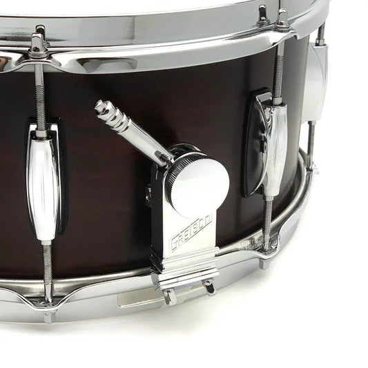 Gretsch Brooklyn Snare Drum 14x6.5 8-Lug Satin Walnut w/Micro-Sensitive Strainer - Drum Center Of Portsmouth