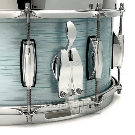 Gretsch Brooklyn Snare Drum 14x6.5 10-Lug Vintage Oyster White - Drum Center Of Portsmouth