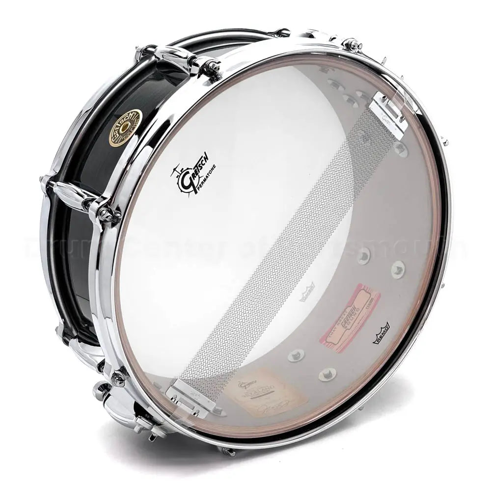 Gretsch USA Custom Ridgeland Snare Drum 14x5 Gloss Ebony - Drum Center Of Portsmouth