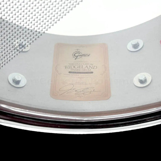Gretsch USA Custom Ridgeland Snare Drum 14x5 Gloss Ebony - Drum Center Of Portsmouth